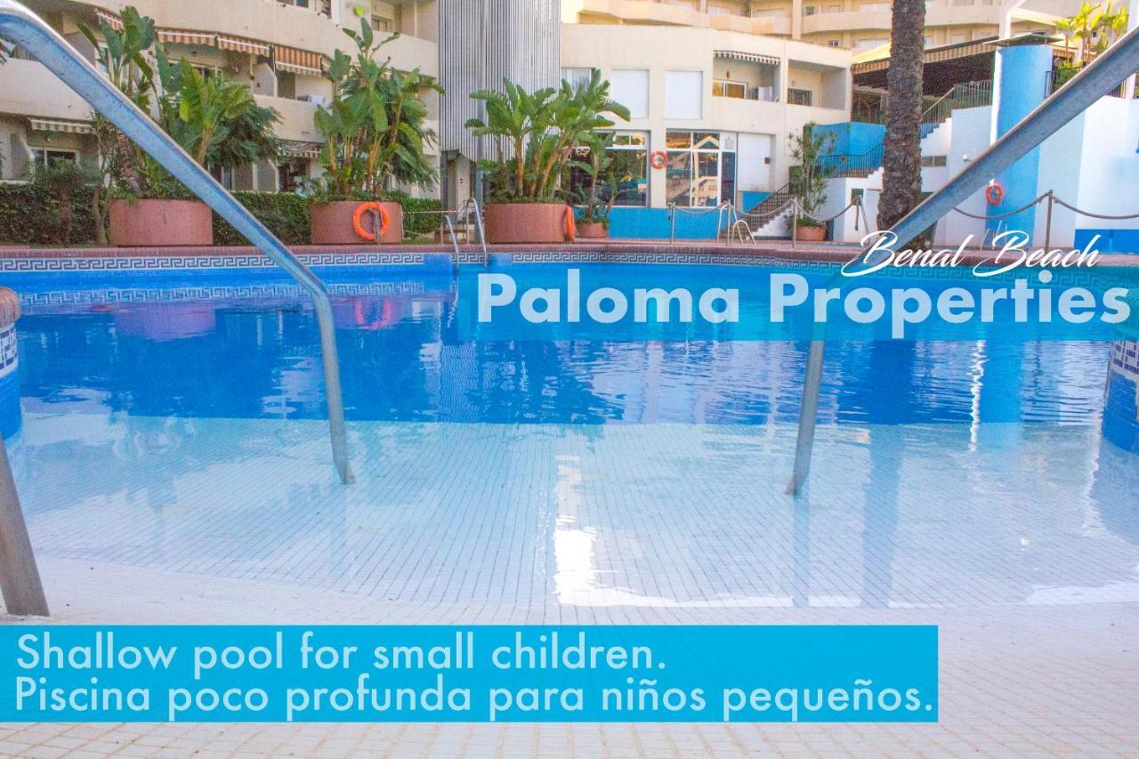 Benal Beach Suite Ii, Estudio Con Parque Acuatico Y Vistas Al Mar. Benalmádena Εξωτερικό φωτογραφία