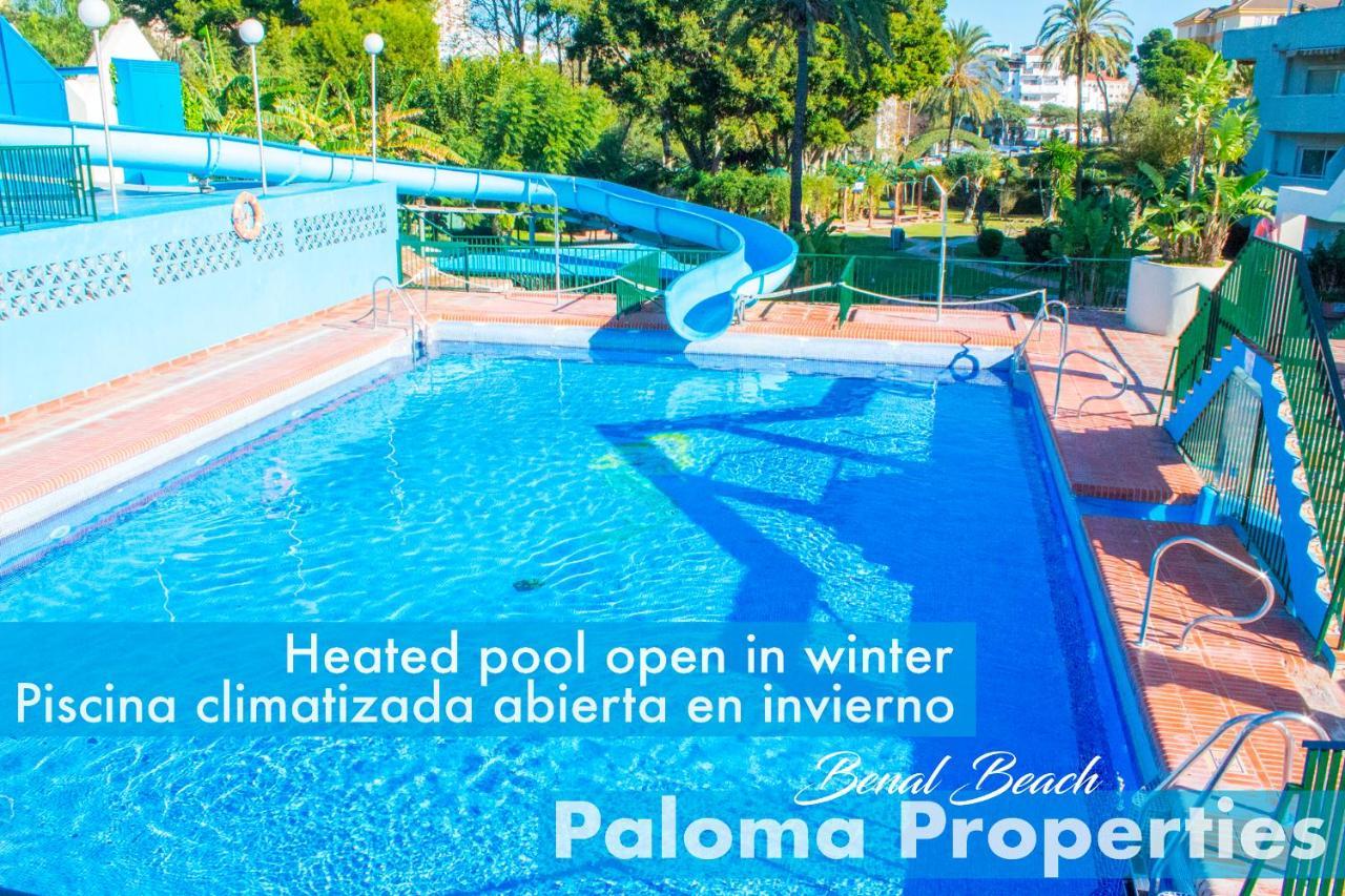 Benal Beach Suite Ii, Estudio Con Parque Acuatico Y Vistas Al Mar. Benalmádena Εξωτερικό φωτογραφία