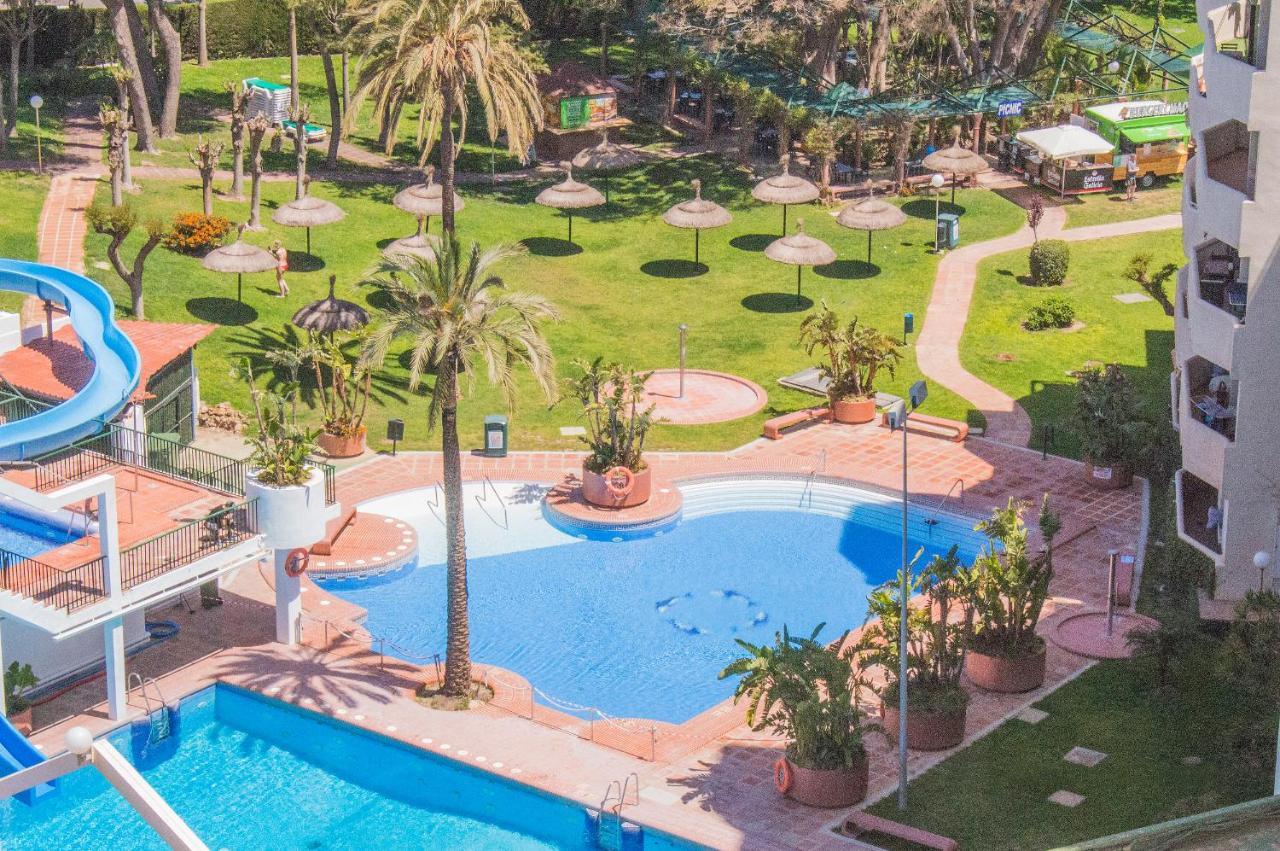 Benal Beach Suite Ii, Estudio Con Parque Acuatico Y Vistas Al Mar. Benalmádena Εξωτερικό φωτογραφία