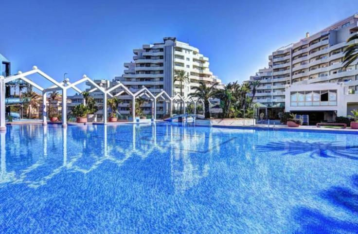 Benal Beach Suite Ii, Estudio Con Parque Acuatico Y Vistas Al Mar. Benalmádena Εξωτερικό φωτογραφία