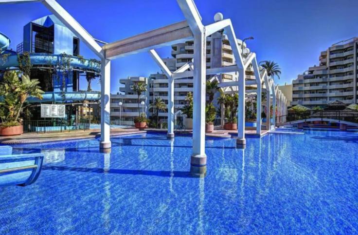 Benal Beach Suite Ii, Estudio Con Parque Acuatico Y Vistas Al Mar. Benalmádena Εξωτερικό φωτογραφία