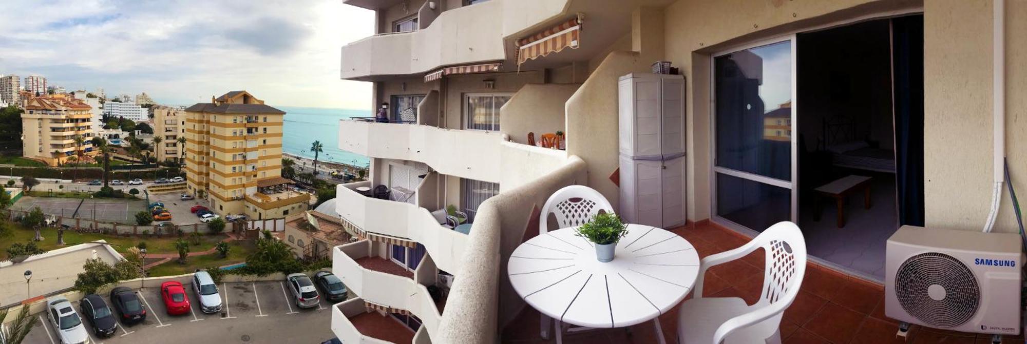 Benal Beach Suite Ii, Estudio Con Parque Acuatico Y Vistas Al Mar. Benalmádena Εξωτερικό φωτογραφία