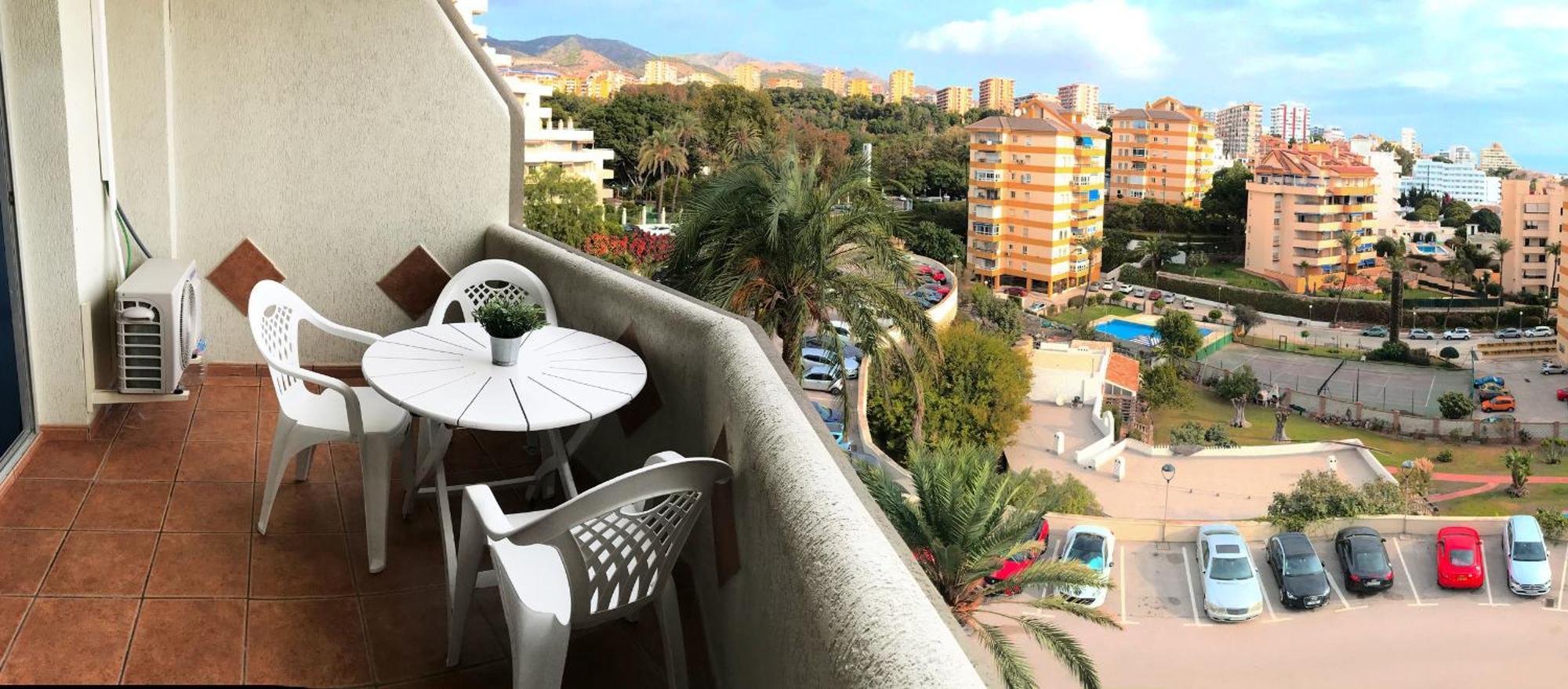 Benal Beach Suite Ii, Estudio Con Parque Acuatico Y Vistas Al Mar. Benalmádena Εξωτερικό φωτογραφία