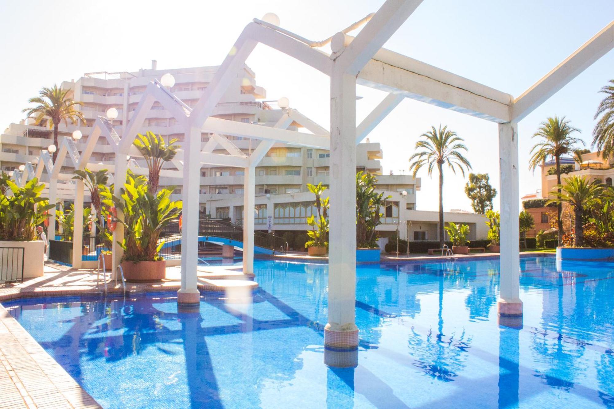Benal Beach Suite Ii, Estudio Con Parque Acuatico Y Vistas Al Mar. Benalmádena Εξωτερικό φωτογραφία